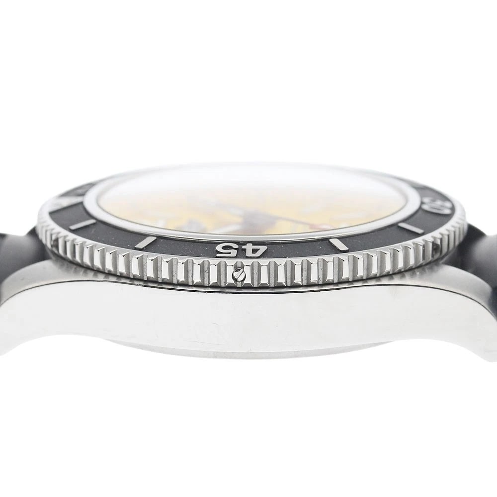 BREITLING SUPER OCEAN DATE YELLOW AUTOMATIC WATCH - 3