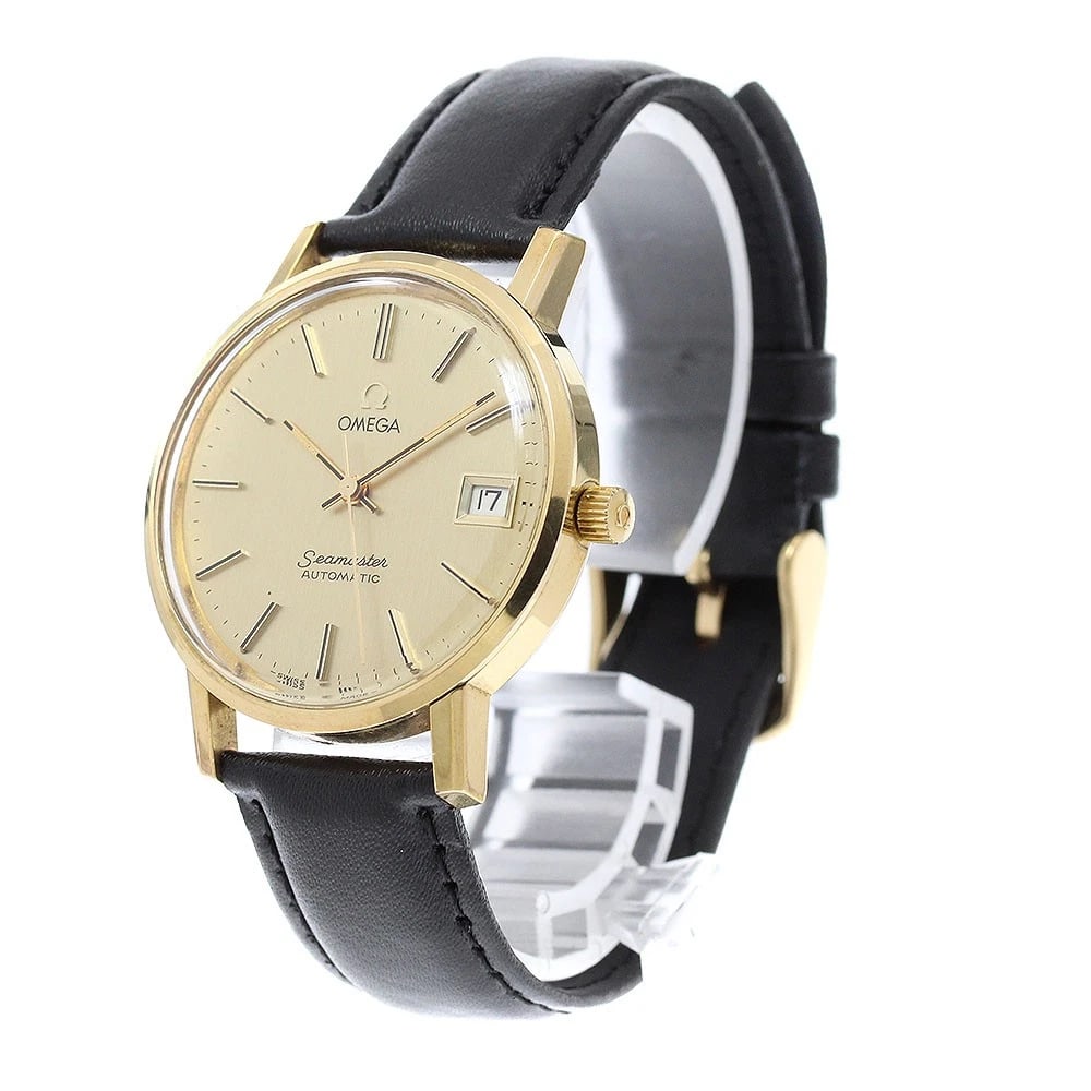 OMEGA SEAMASTER DATE GOLD AUTOMATIC WATCH - 2