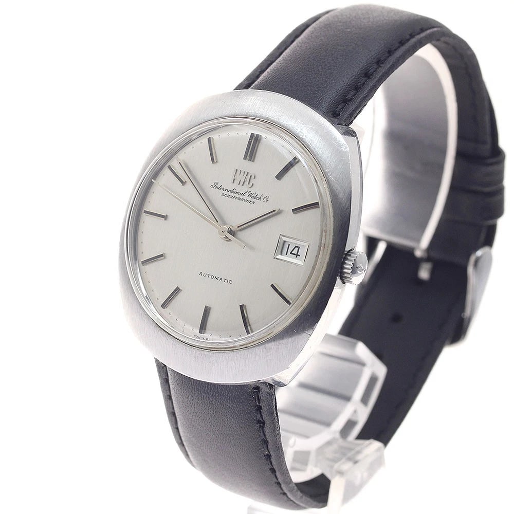 IWC SCHAFFHAUSEN DATE SILVER AUTOMATIC WATCH - 2