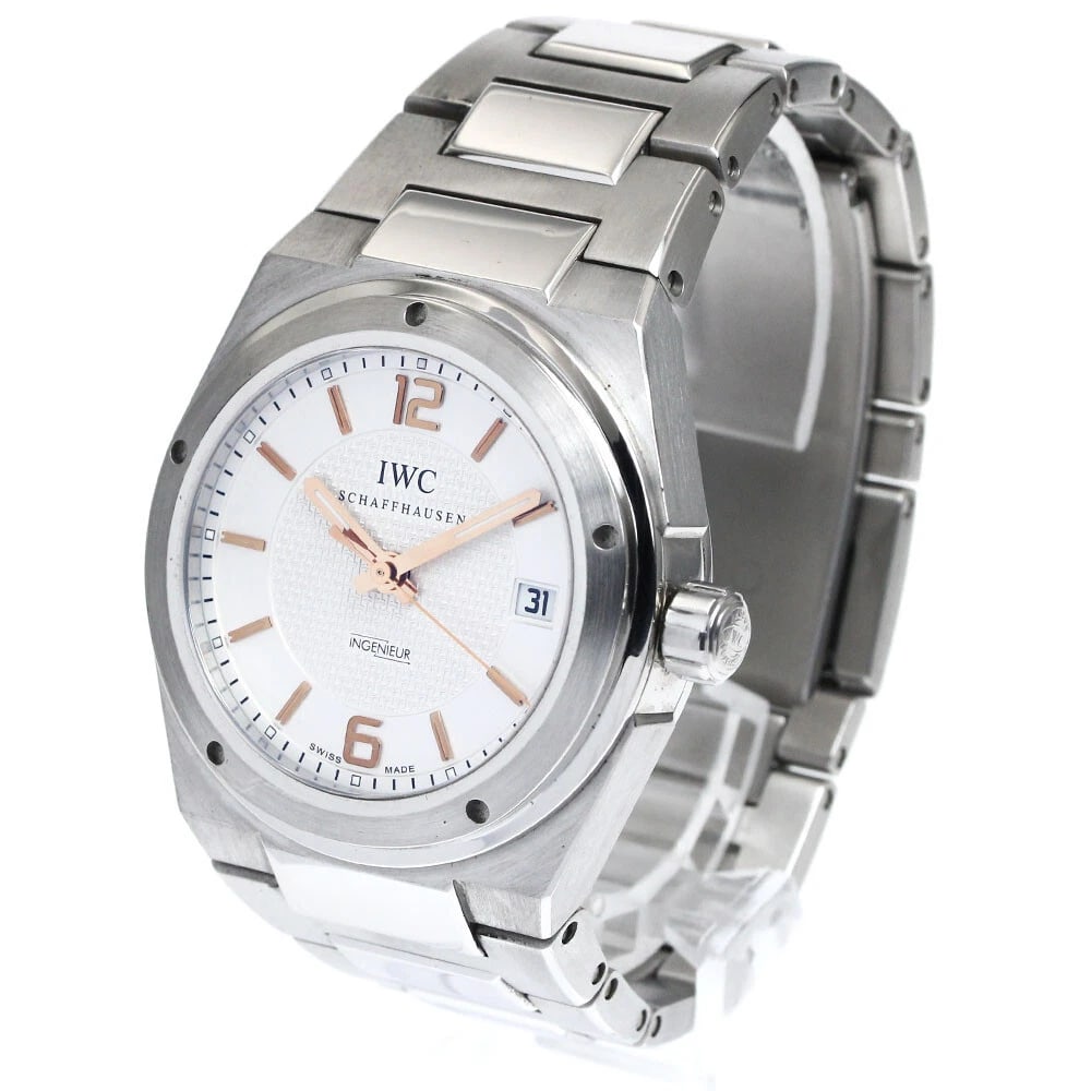 IWC SCHAFFHAUSEN SILVER AUTOMATIC WATCH - 2