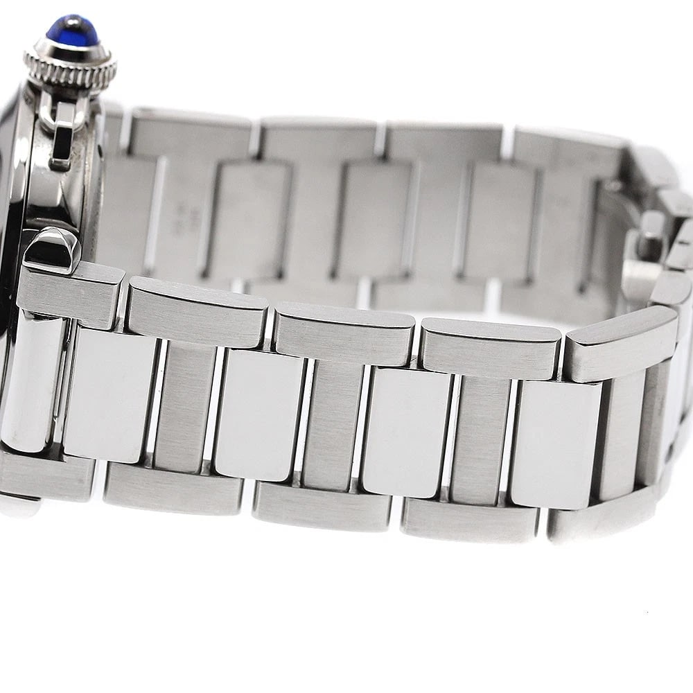 CARTIER PASHA SILVER AUTOMATIC WATCH - 3