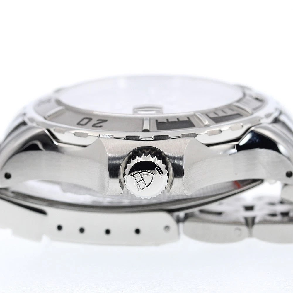 TUDOR HYDRO DATE SILVER AUTOMATIC WATCH - 3