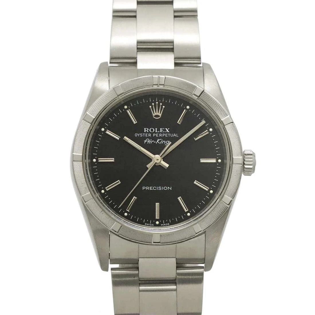 ROLEX AIR KING ENGINE TURNED BEZEL P AUTOMATIC WATCH: ROLEx Air King Engine turned bezel P Automatic Watch Brand: ROLEx Type/Style: Wristwatch Material: Stainless steel Color: Dial Color none Size: CaseSize Length 42mm(included lag) CaseSize Depth 11mm