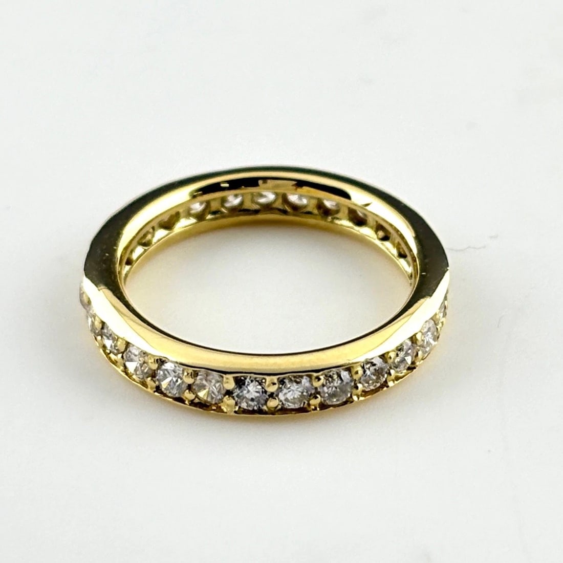 MELEE DIAMOND DESIGN RING YG RING 18K: Melee Diamond Design Ring Yg Ring 18K Brand: Unbranded Type/Style: Ring Material: 18K YG, Main Stone Natural Color: YG Size: US5 Accessories: None Accessories Notice: When purchasing pre-owned goods,