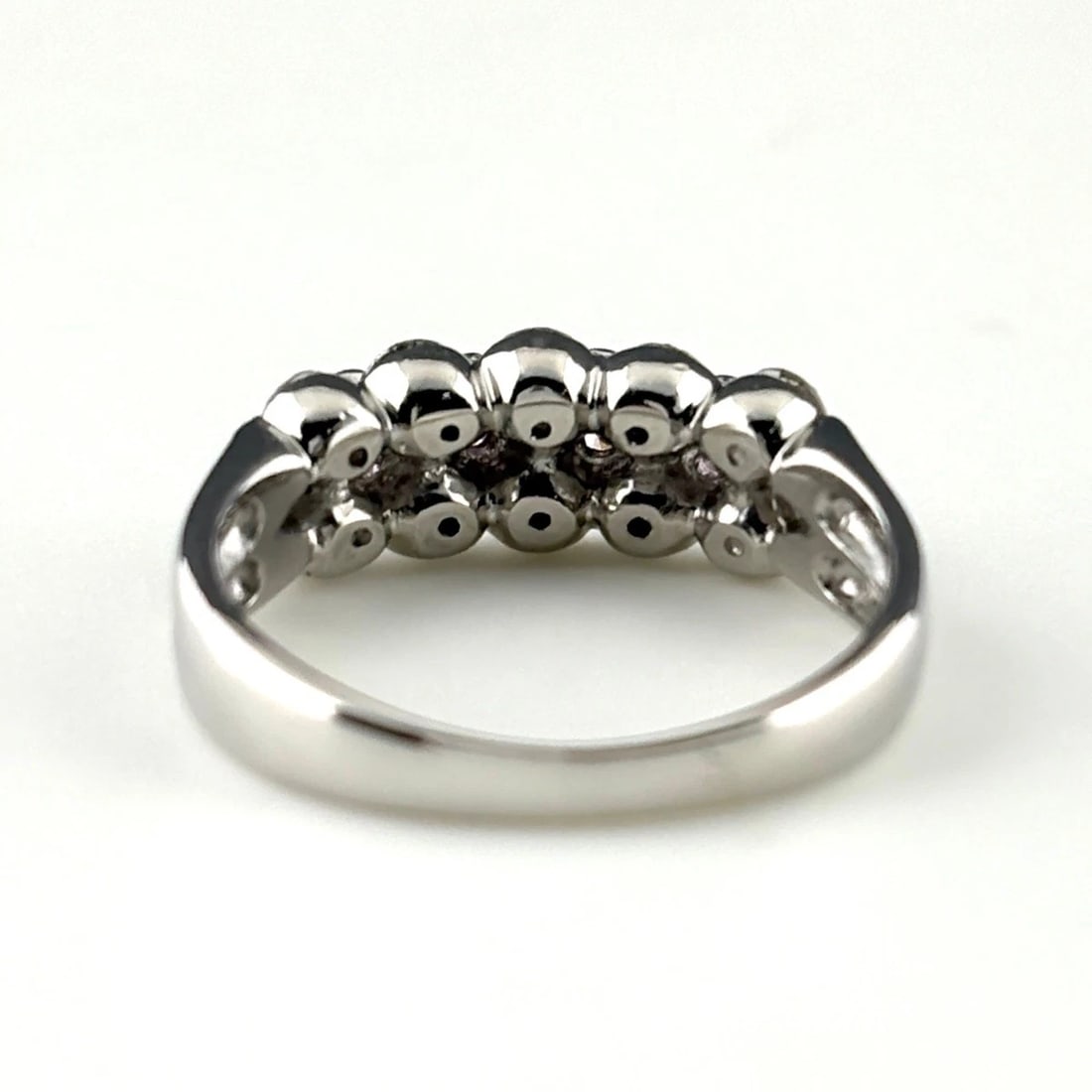 MELEE DIAMOND DESIGN RING PLATINUM RING - 3