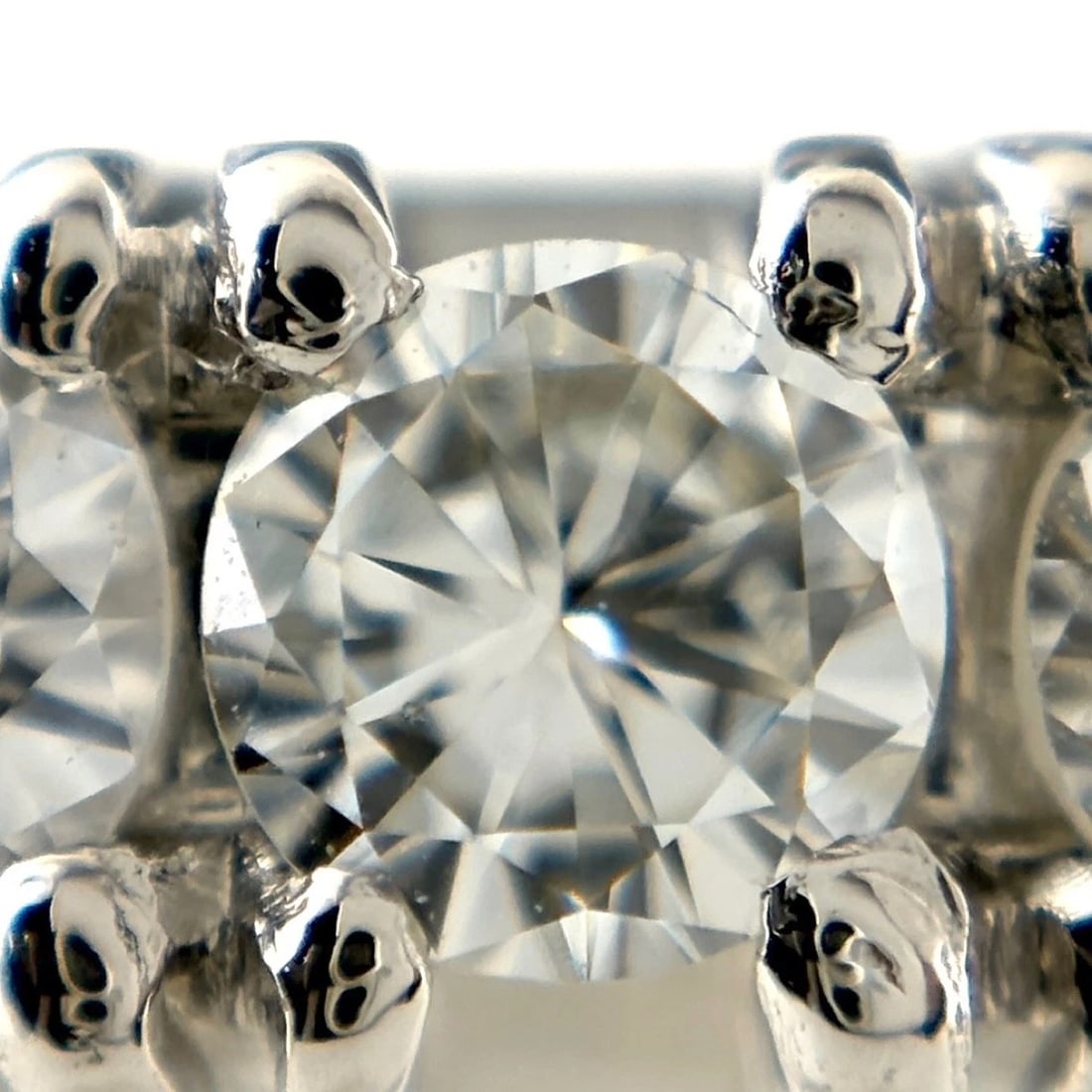 MELEE DIAMOND DESIGN RING PLATINUM RING - 2