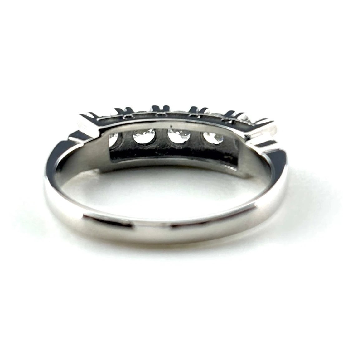 MELEE DIAMOND DESIGN RING PLATINUM RING - 3