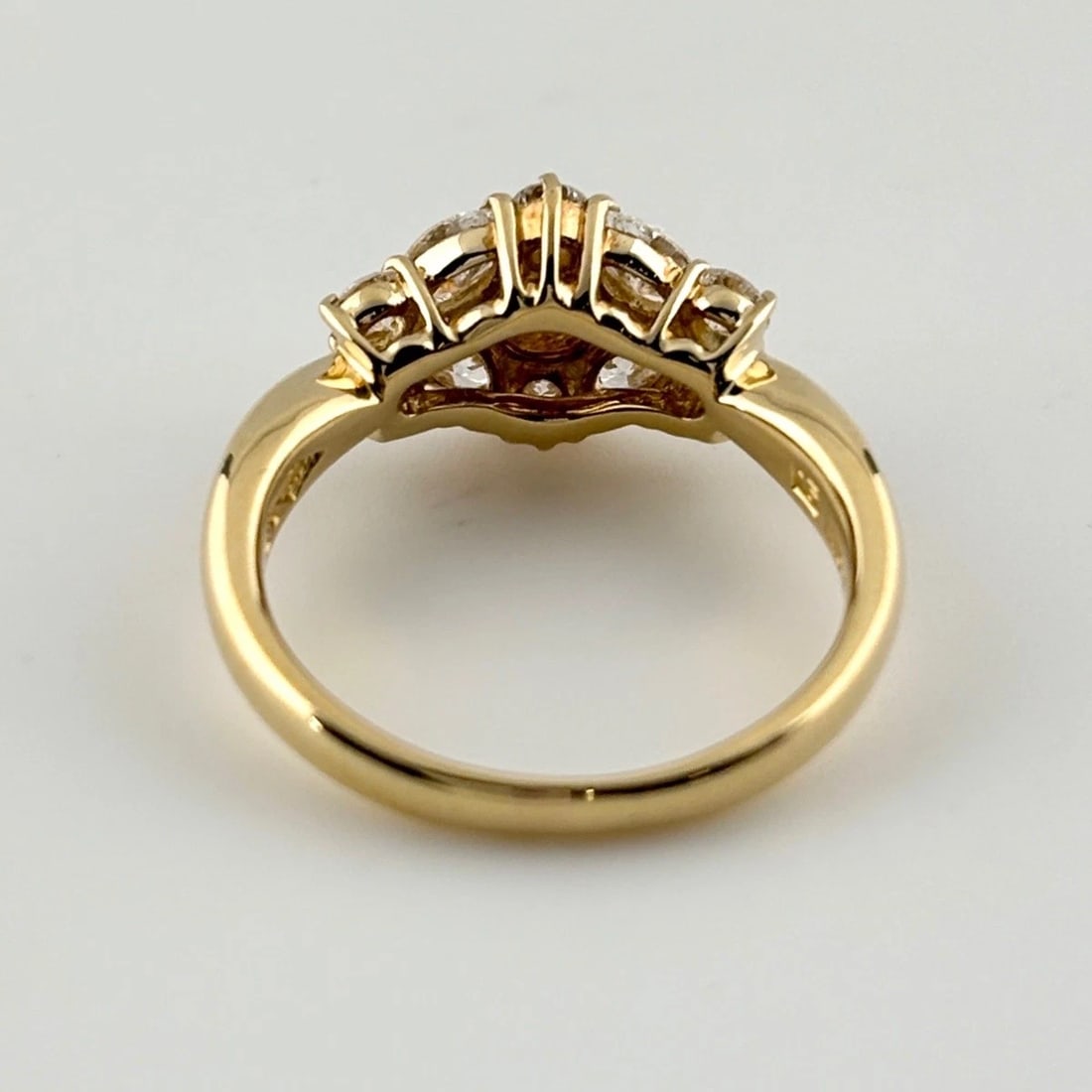 DIAMOND DESIGN RING YG RING 18K - 3