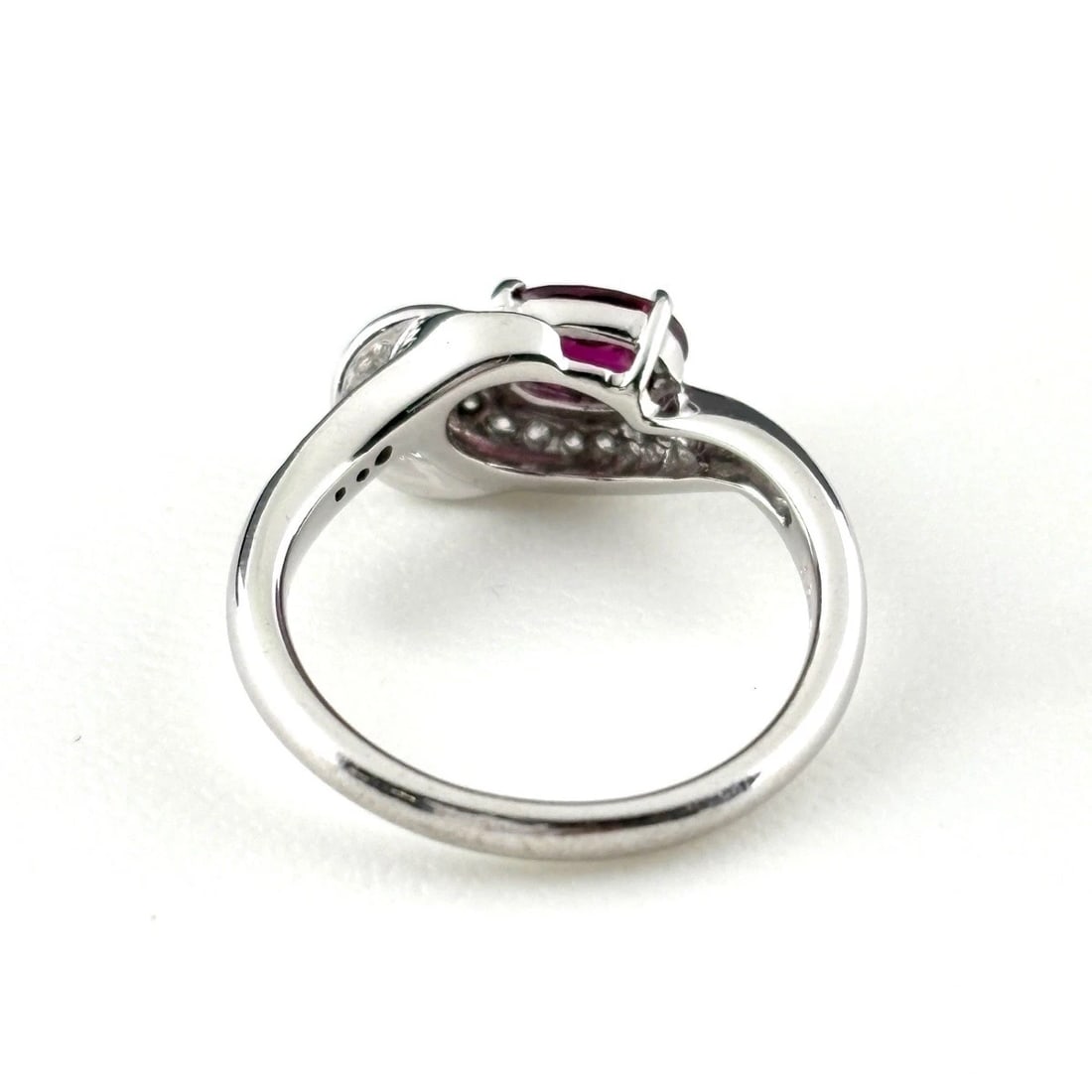 RUBY DESIGN RING WG RING MELEE DIAMOND RING - 3