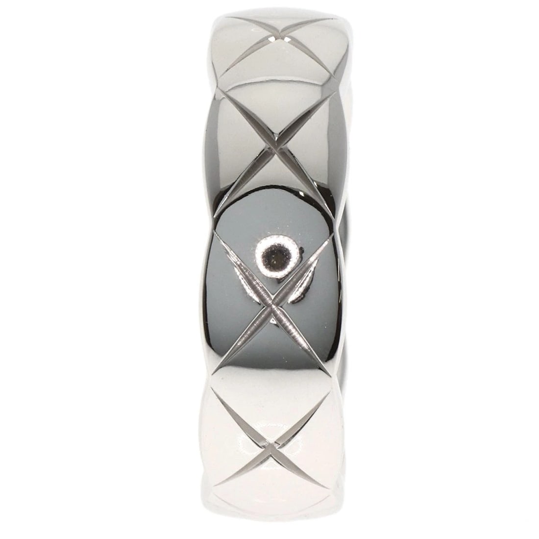CHANEL COCO CRUSH MEDIUM RING K18 WHITE GOLD - 3