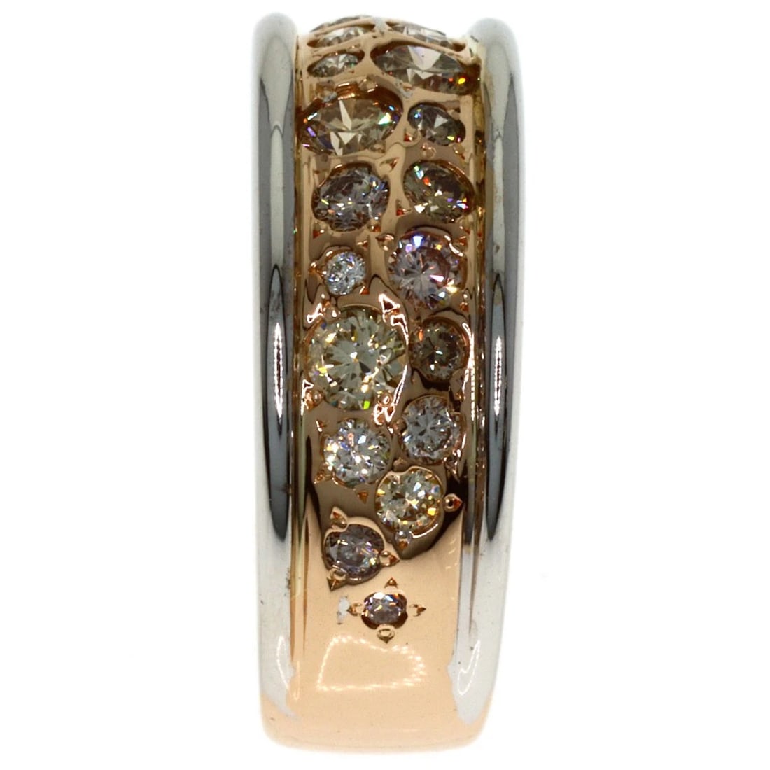 KASHIKEY MELANGE BROWN DIAMOND RING K18BG: Kashikey Melange Brown Diamond Ring K18BG Brand: Kashikey Type/Style: Ring Material: K18BG, Main Stone Natural Color: Gold Size: 6.25(US) Accessories: None Accessories Notice: When purchasing