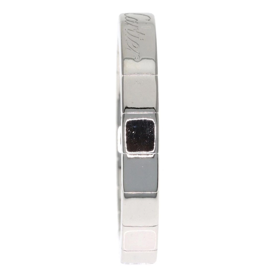 CARTIER LANIERE RING K18 WHITE GOLD: CARTIER Laniere Ring K18 White Gold Brand: CARTIER Type/Style: Ring Material: K18 White Gold, Color: Silver Size: 5.75(US) Accessories: None Accessories Notice: When purchasing pre-owned g