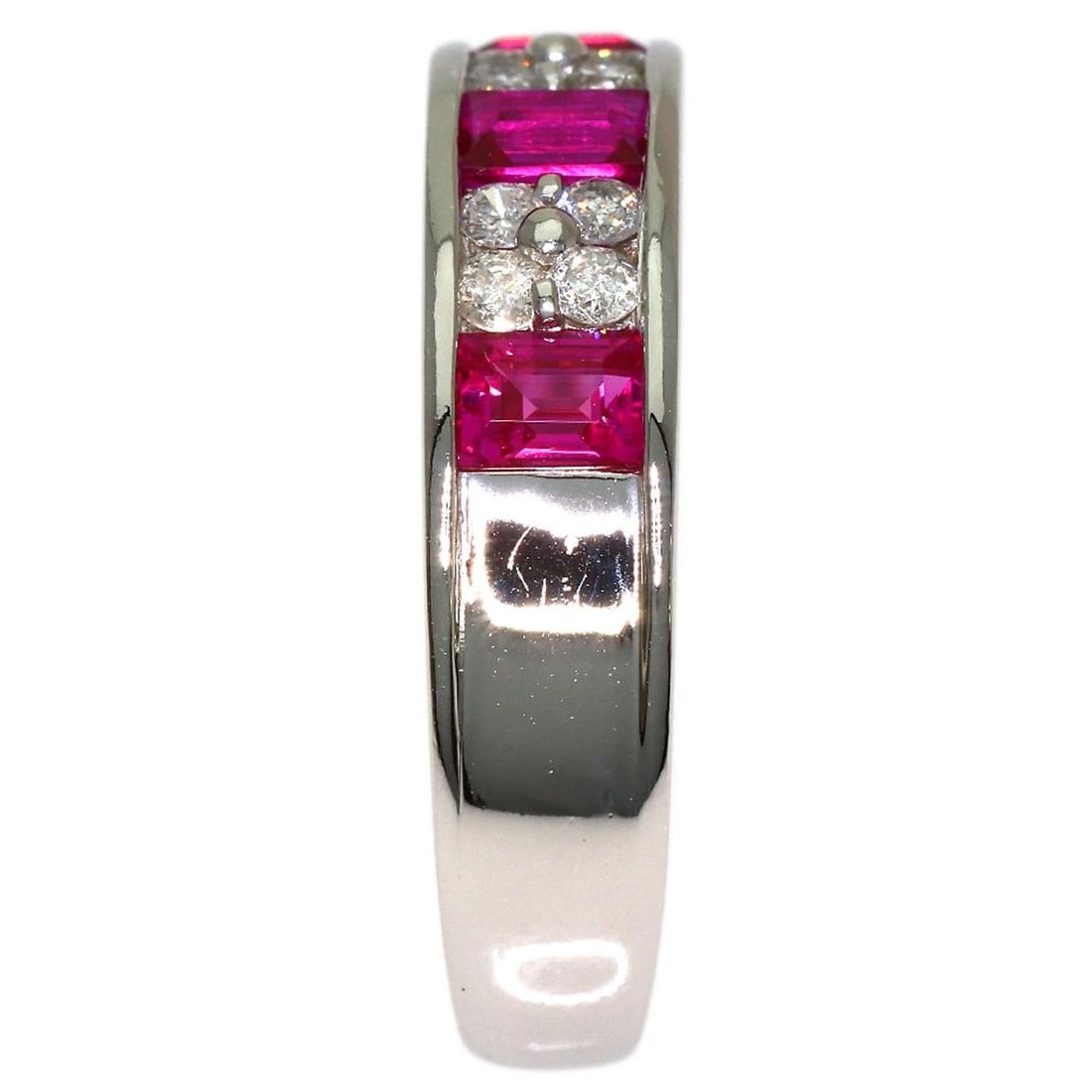 RUBY DIAMOND RING PLATINUM PT900 - 3
