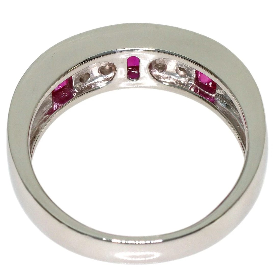 RUBY DIAMOND RING PLATINUM PT900 - 4