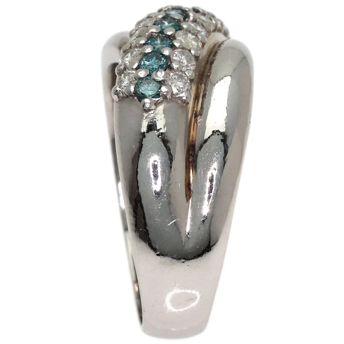 DIAMOND RING PLATINUM PT900: Diamond Ring Platinum PT900 Brand: SELECT JEWELRY Type/Style: Ring Material: Platinum PT900, Main Stone Natural Color: Silver Size: 8.75(US) Accessories: None Accessories Notice: When purc