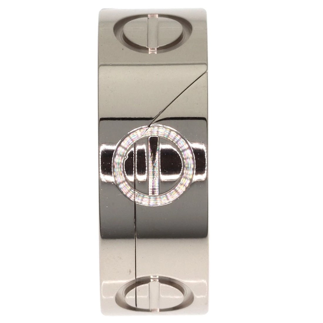 CARTIER ASTROLOVE RING K18 WHITE GOLD: CARTIER Astrolove Ring K18 White Gold Brand: CARTIER Type/Style: Ring Material: K18 White Gold, Color: Silver Size: 4.5(US) Accessories: None Accessories Notice: When purchasing pre-owned