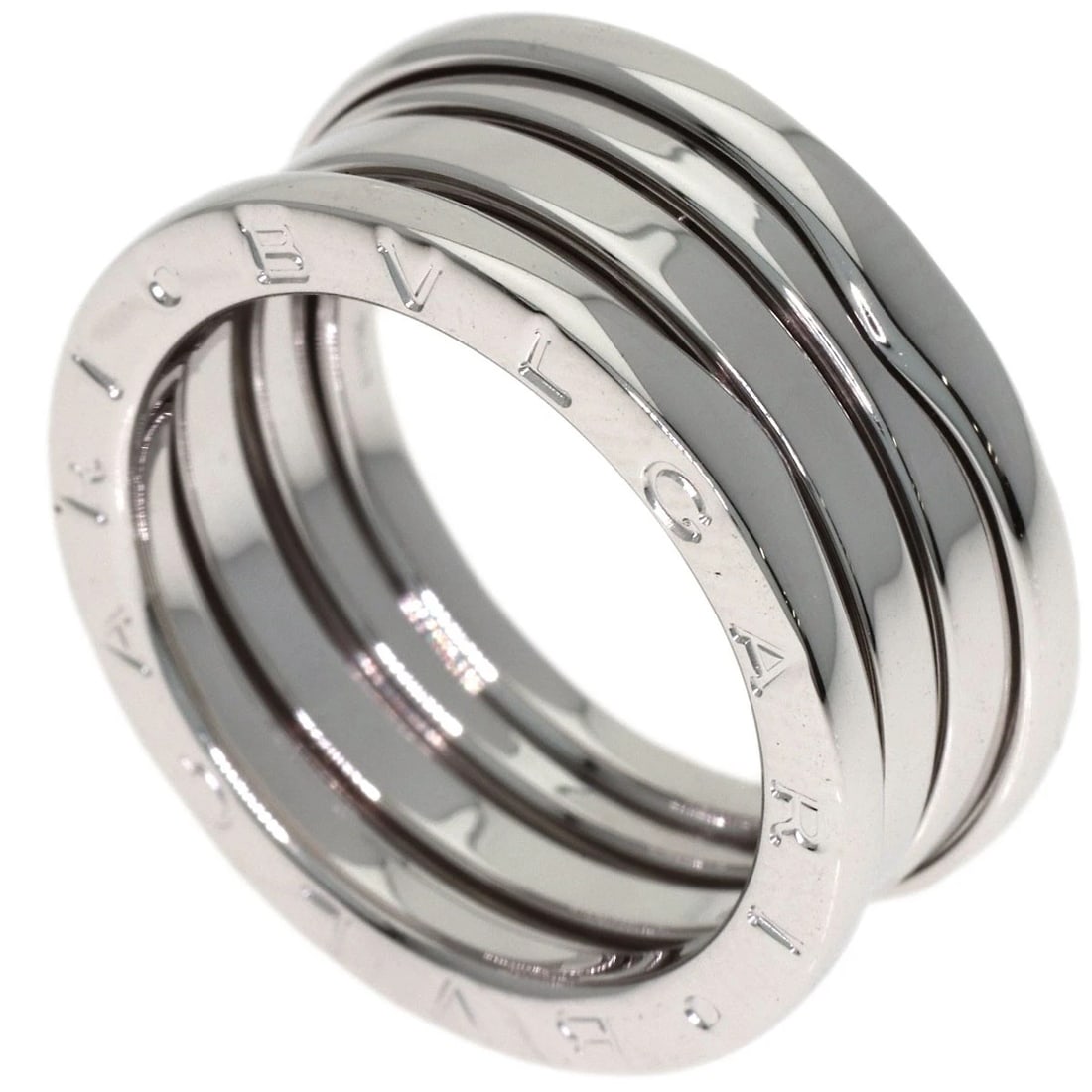 BVLGARI RING K18 WHITE GOLD: BVLGARI Ring K18 White Gold Brand: BVLGARI Type/Style: Ring Material: K18 White Gold, Color: Silver Size: 6.5(US) Accessories: None Accessories Notice: When purchasing pre-owned goods, ple