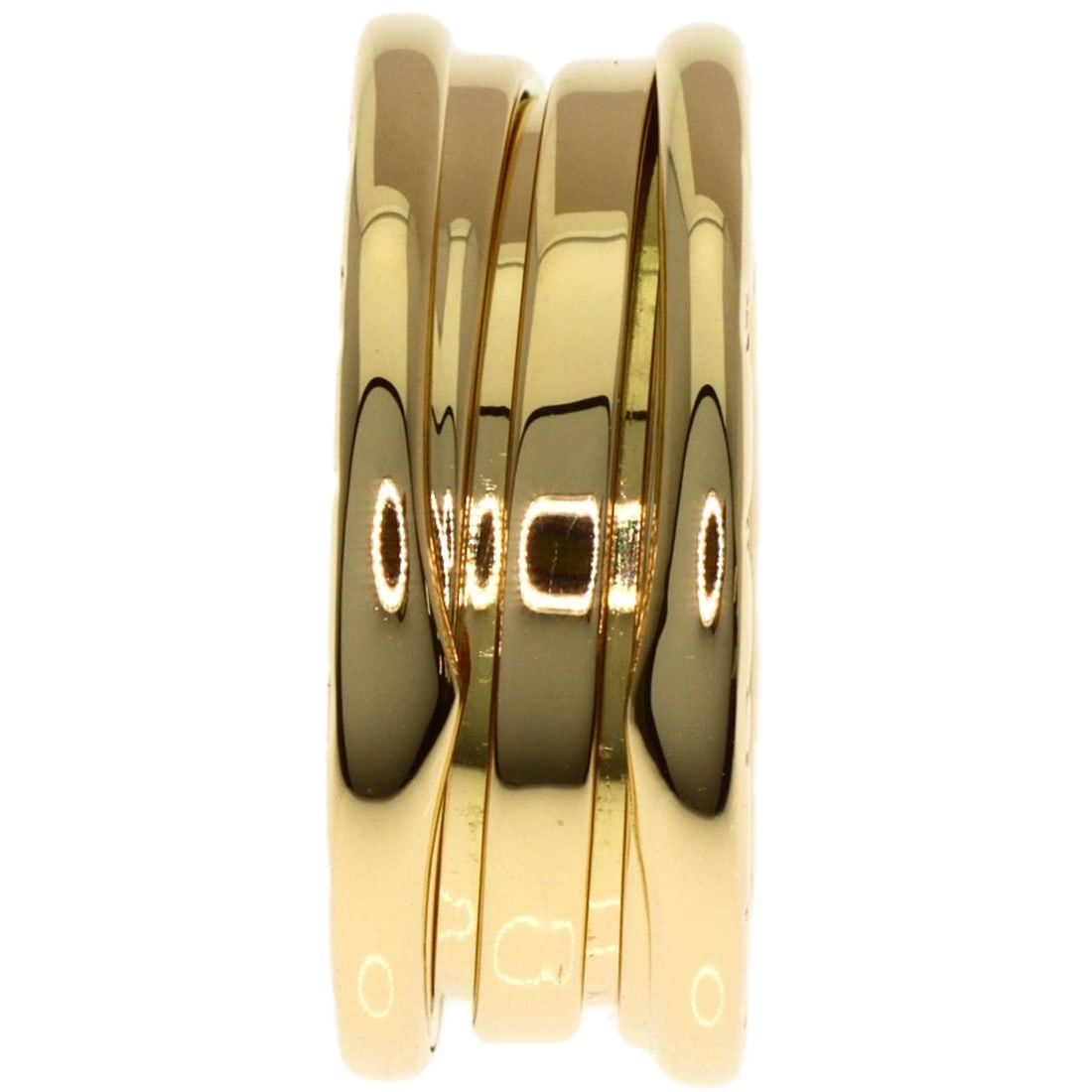 BVLGARI B.ZERO1 RING K18 YELLOW GOLD: BVLGARI B.zero1 Ring K18 Yellow Gold Brand: BVLGARI Type/Style: Ring Material: K18 Yellow Gold, Color: Gold Size: 5.25(US) Accessories: None Accessories Notice: When purchasing pre-owned g