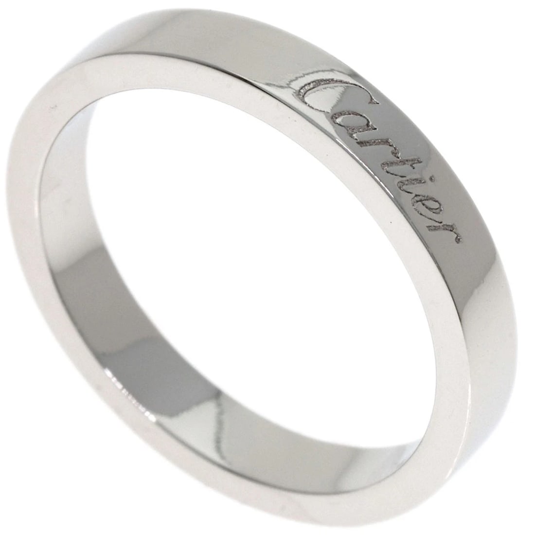 CARTIER RING PLATINUM PT950: CARTIER Ring Platinum PT950 Brand: CARTIER Type/Style: Ring Material: Platinum PT950, Color: Silver Size: 5(US) Accessories: None Accessories Notice: When purchasing pre-owned goods, please refer to