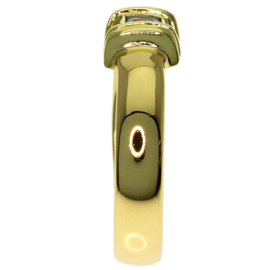 TIFFANY&CO. SAPPHIRE RING K18 YELLOW GOLD: TIFFANY&Co. sapphire Ring K18 Yellow Gold Brand: TIFFANY&Co. Type/Style: Ring Material: K18 Yellow Gold, Color: Gold Size: 5.5(US) Accessories: None Accessories Notice: When purchasing pre