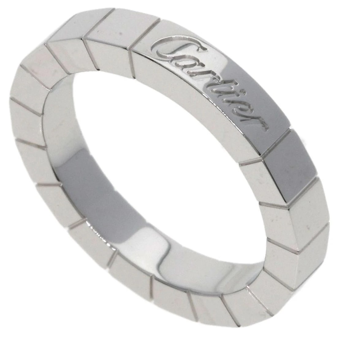 CARTIER RING K18 WHITE GOLD: CARTIER Ring K18 White Gold Brand: CARTIER Type/Style: Ring Material: K18 White Gold, Color: Silver Size: 3.75(US) Accessories: None Accessories Notice: When purchasing pre-owned goods, pl