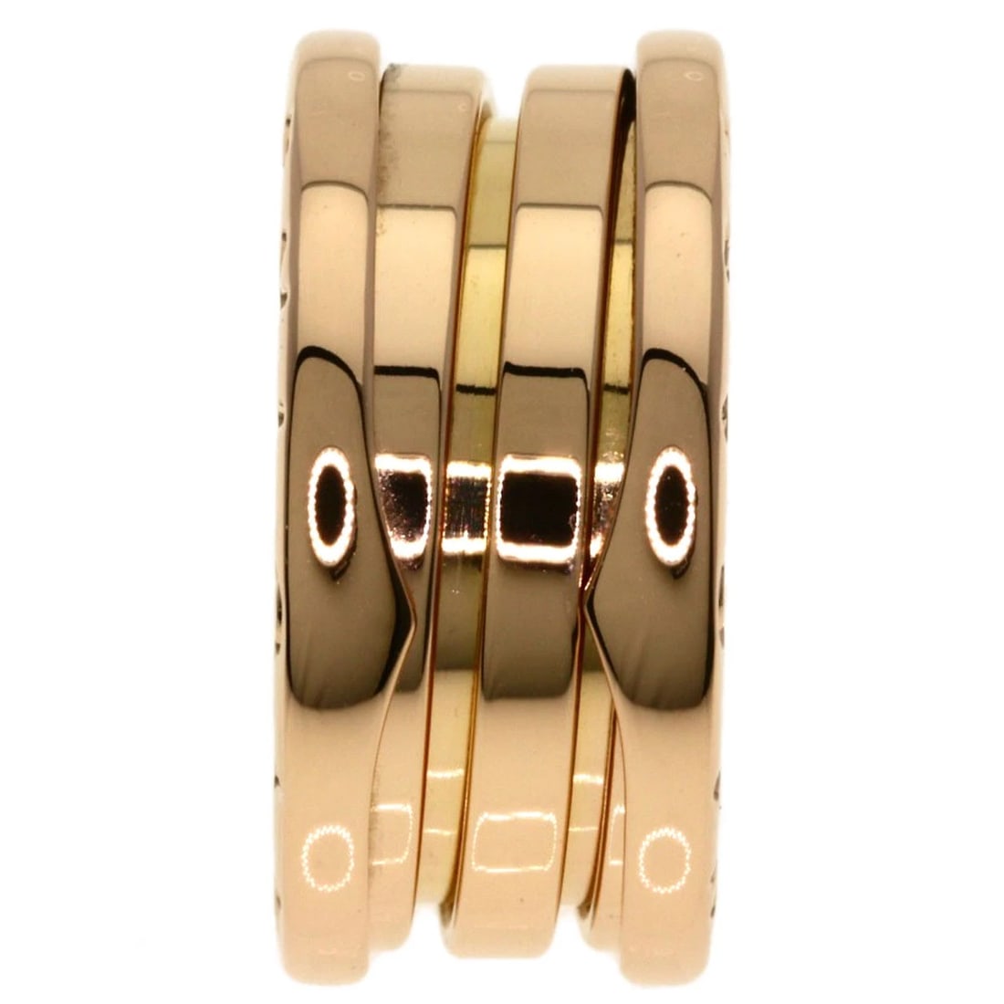 BVLGARI RING K18 PINK GOLD: BVLGARI Ring K18 Pink Gold Brand: BVLGARI Type/Style: Ring Material: K18 Pink Gold, Color: Gold Size: 4.25(US) Accessories: None Accessories Notice: When purchasing pre-owned goods, please refer to