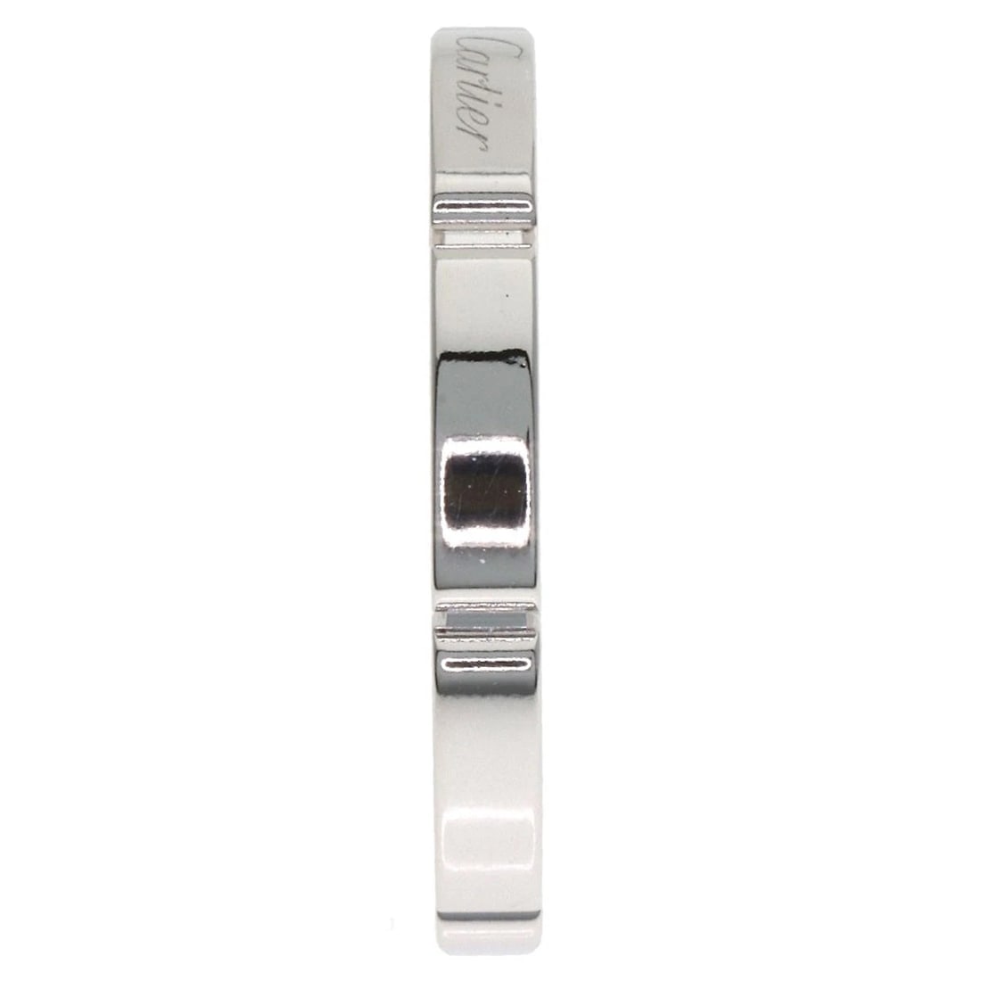 CARTIER RING K18 WHITE GOLD: CARTIER Ring K18 White Gold Brand: CARTIER Type/Style: Ring Material: K18 White Gold, Color: Silver Size: 8.25(US) Accessories: None Accessories Notice: When purchasing pre-owned goods, pl