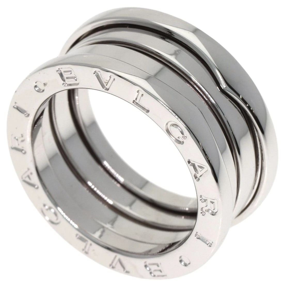 BVLGARI RING K18 WHITE GOLD: BVLGARI Ring K18 White Gold Brand: BVLGARI Type/Style: Ring Material: K18 White Gold, Color: Silver Size: 5(US) Accessories: None Accessories Notice: When purchasing pre-owned goods, pleas