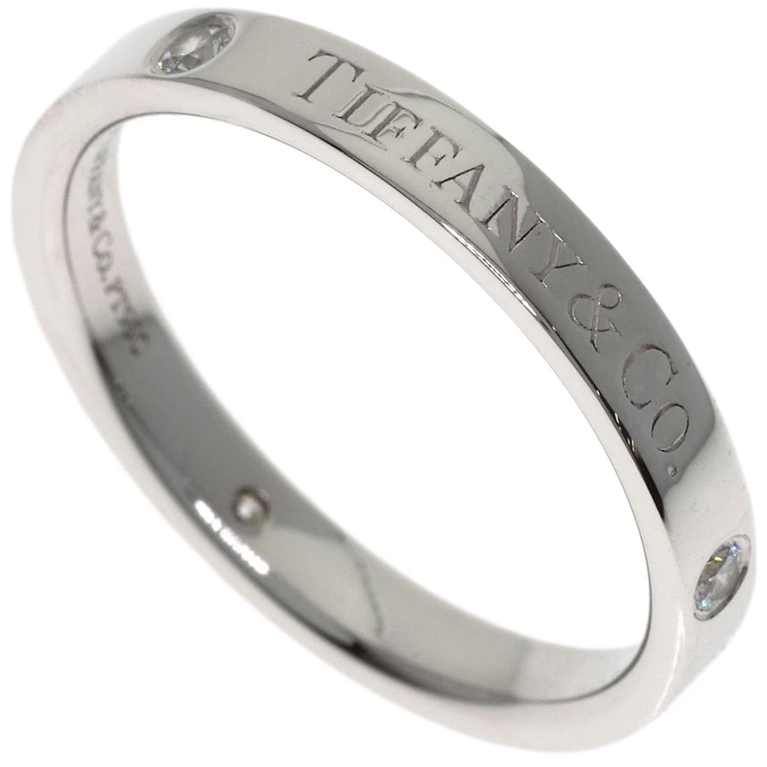 TIFFANY&CO. DIAMOND RING PLATINUM PT950: TIFFANY&Co. Diamond Ring Platinum PT950 Brand: TIFFANY&Co. Type/Style: Ring Material: Platinum PT950, Color: Silver Size: 7(US) Accessories: None Accessories Notice: When purchasing pre-ow