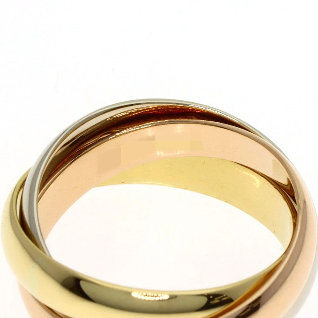 CARTIER RING K18 YELLOW GOLD 18K PINK GOLD: CARTIER Ring K18 Yellow Gold 18K Pink Gold Brand: CARTIER Type/Style: Ring Material: K18 Yellow Gold/18K Pink Gold/K18 White Gold, Color: Gold Size: 4.5(US) Accessories: None Accessories Notice: When
