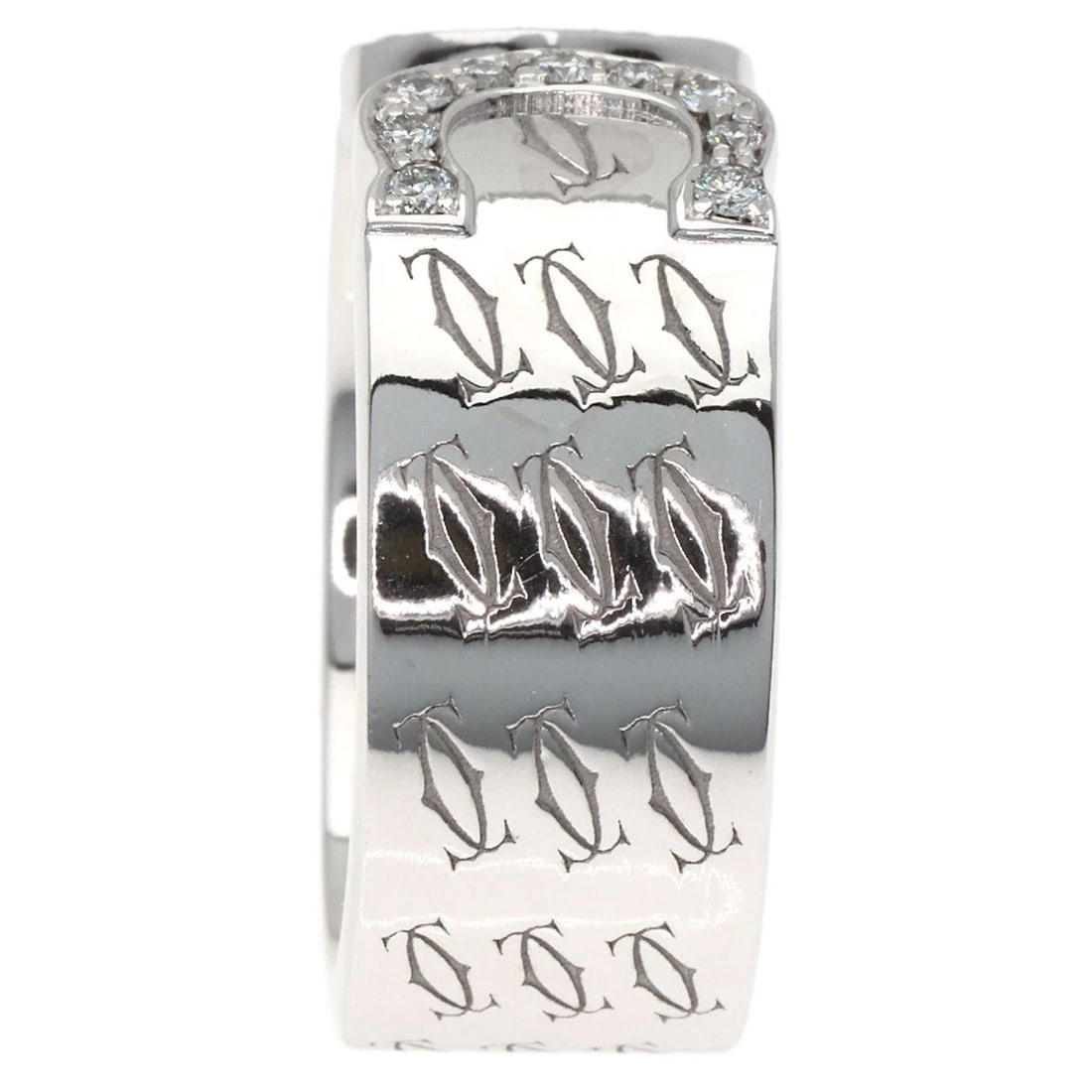 CARTIER RING K18 WHITE GOLD: CARTIER Ring K18 White GOld Brand: CARTIER Type/Style: Ring Material: K18 White Gold, Main Stone Natural Color: Silver Size: 5(US) Accessories: None Accessories Notice: When purchasing pre