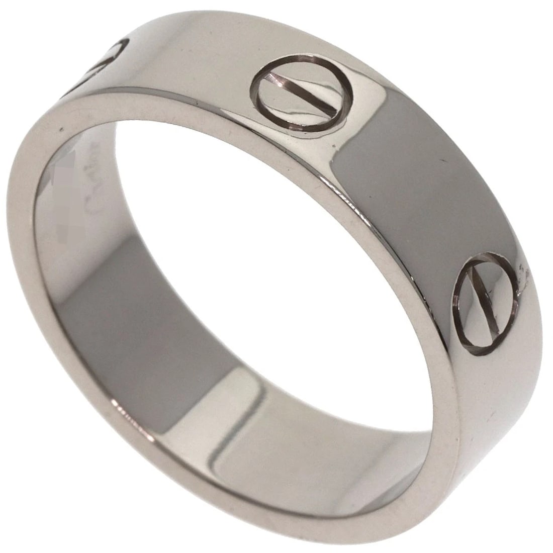 CARTIERRING K18 WHITE GOLD: CARTIERRing K18 White Gold Brand: CARTIER Type/Style: Ring Material: K18 White Gold, Color: Silver Size: 9.25(US) Accessories: None Accessories Notice: When purchasing pre-owned goods, ple