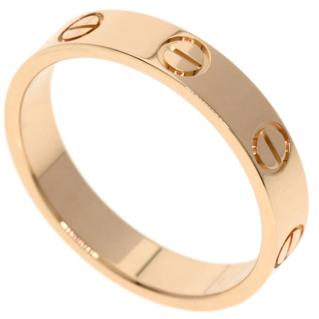 CARTIER RING K18 PINK GOLD: CARTIER Ring K18 Pink Gold Brand: CARTIER Type/Style: Ring Material: K18 Pink Gold, Color: Gold Size: 5.75(US) Accessories: None Accessories Notice: When purchasing pre-owned goods, please