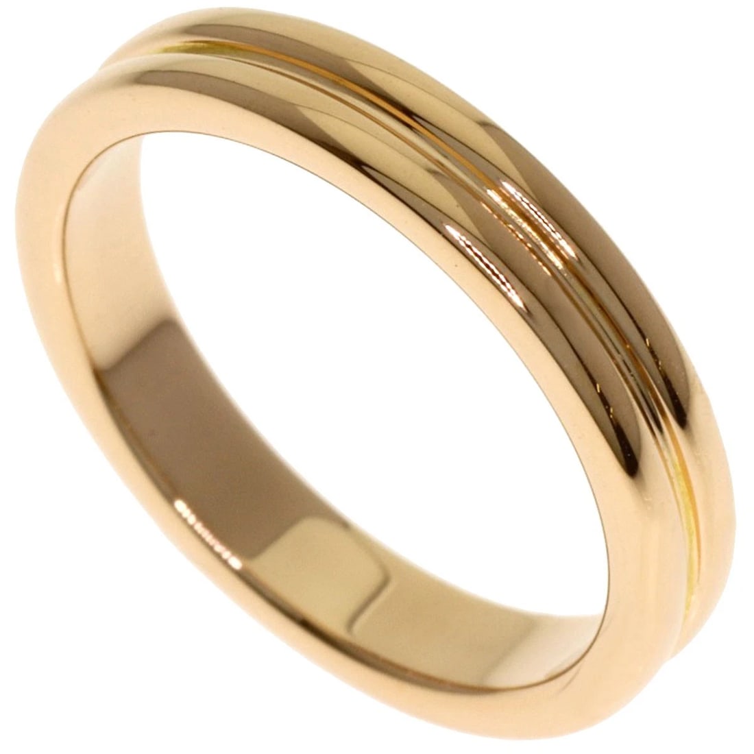 BOUCHERON RING K18 PINK GOLD: Boucheron Ring K18 Pink Gold Brand: Boucheron Type/Style: Ring Material: K18 Pink Gold, Color: Gold Size: 4.25(US) Accessories: None Accessories Notice: When purchasing pre-owned goods, pl