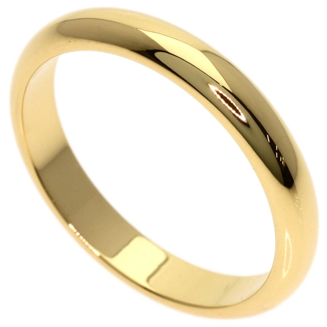 CARTIER WEDDING RING K18 YELLOW GOLD: CARTIER Wedding Ring K18 Yellow Gold Brand: CARTIER Type/Style: Ring Material: K18 Yellow Gold, Color: Gold Size: 8.75(US) Accessories: None Accessories Notice: When purchasing pre-owned g