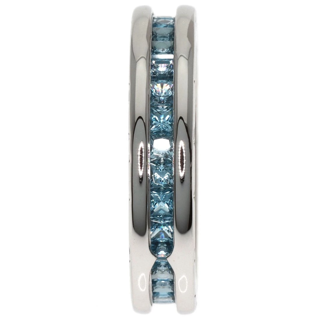 BVLGARI RING K18 WHITE GOLD: BVLGARI Ring K18 White Gold Brand: BVLGARI Type/Style: Ring Material: K18 White Gold, Color: Silver Size: 6.25(US) Accessories: None Accessories Notice: When purchasing pre-owned goods, please refer