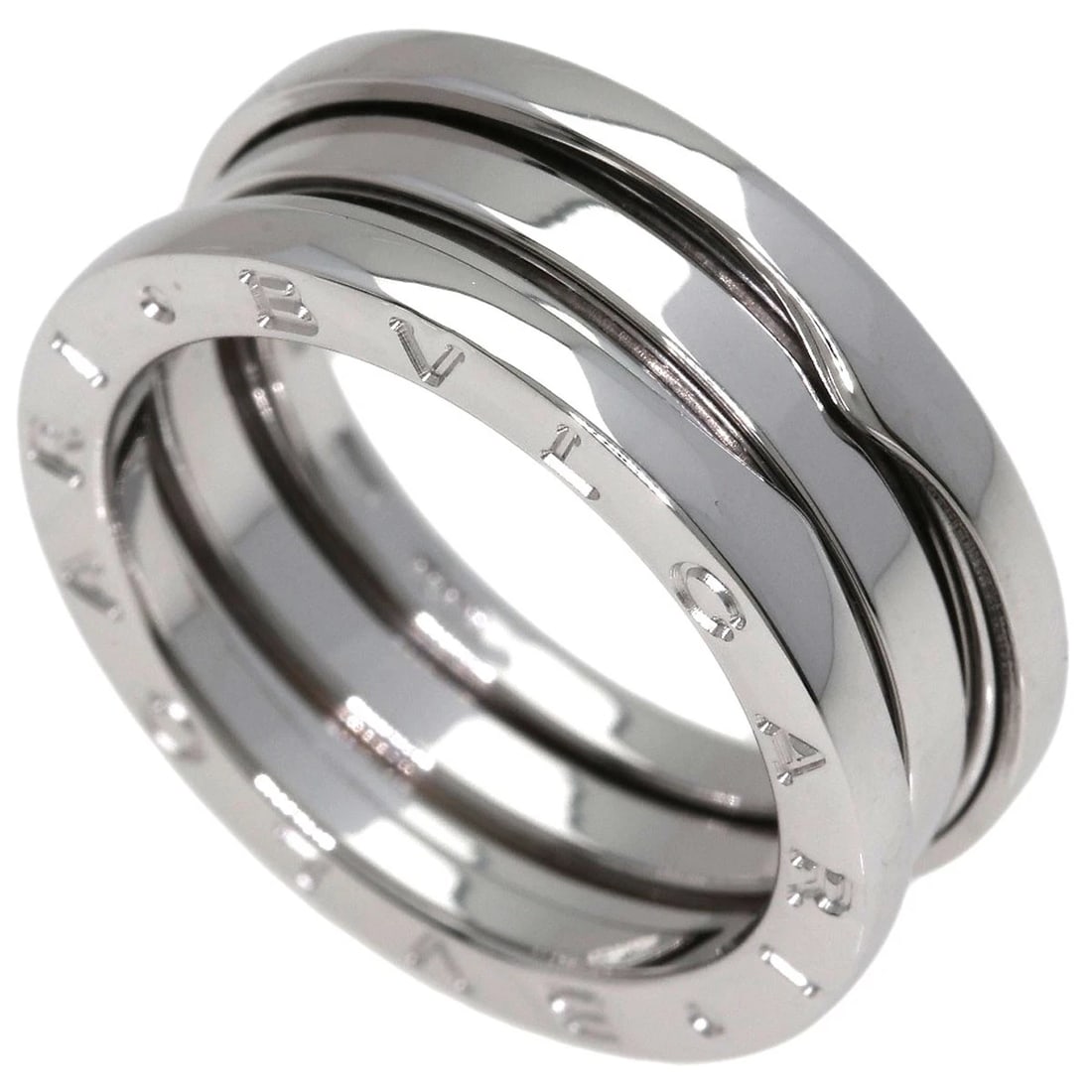 BVLGARI B.ZERO1 RING K18 WHITE GOLD: BVLGARI B.zero1 Ring K18 White Gold Brand: Type/Style: Material: K18 White Gold, Color: Silver Size: 7.5(US) Accessories: None Accessories Notice: When purchasing pre-owned goods, please r