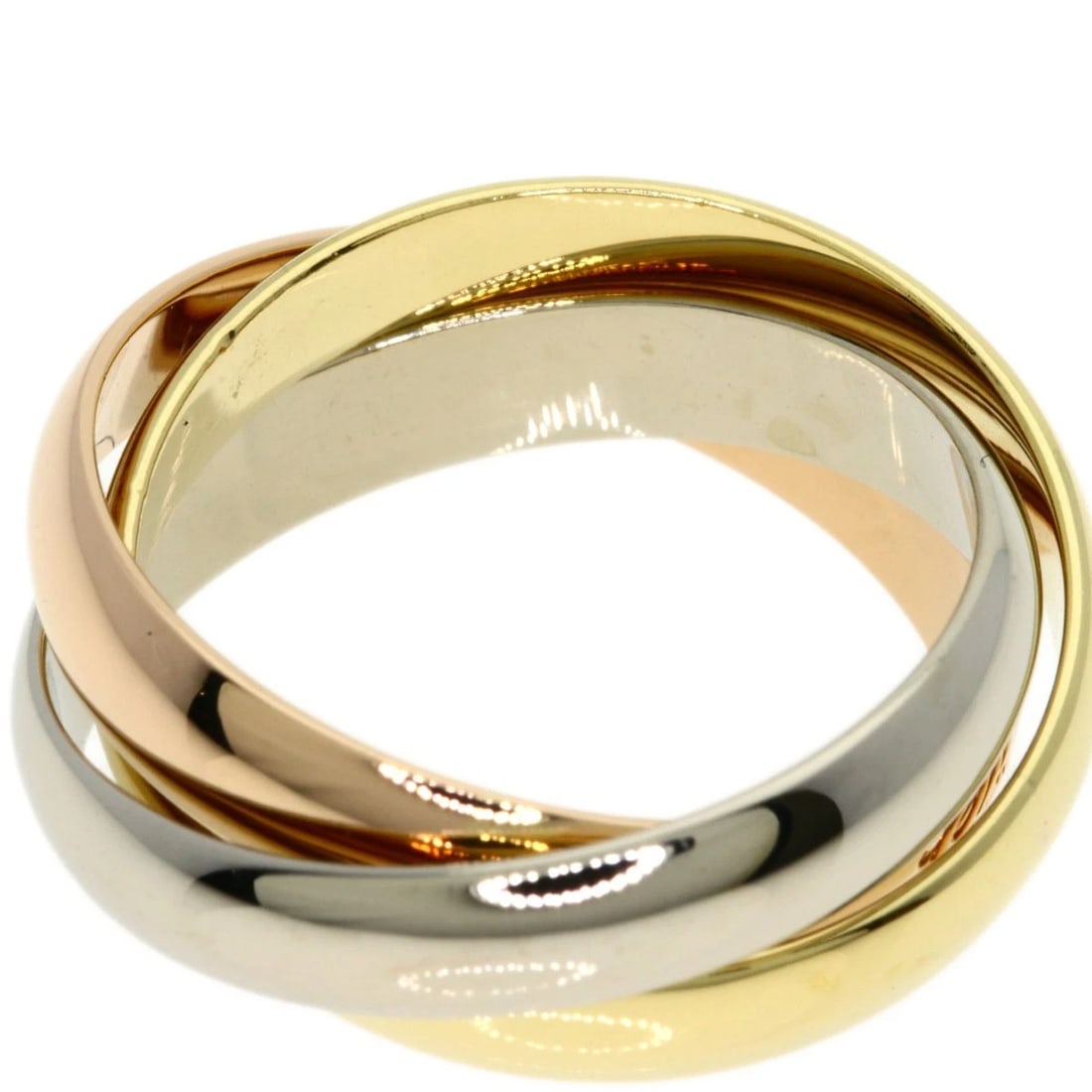 CARTIER RING K18 YELLOW GOLD 18K PINK GOLD: CARTIER Ring K18 Yellow Gold 18K Pink Gold Brand: CARTIER Type/Style: Ring Material: K18 Yellow Gold/18K Pink Gold/K18 White Gold, Color: Gold Size: 5.25(US) Accessories: None Accessories Notice: