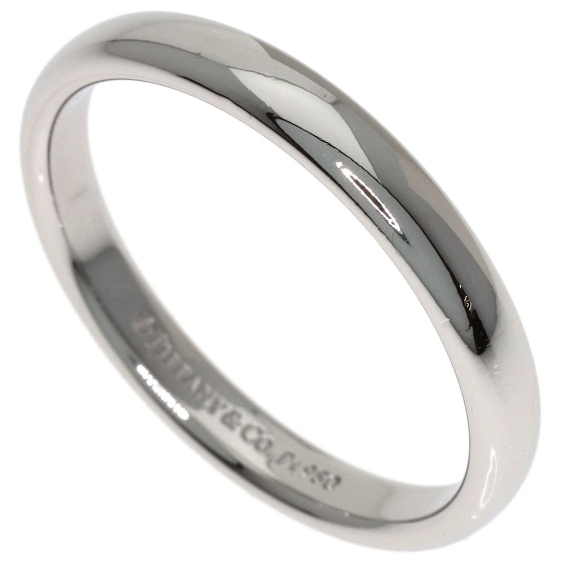 TIFFANY&CO. WEDDING BAND RING PLATINUM PT950: TIFFANY&Co. Wedding band Ring Platinum PT950 Brand: TIFFANY&Co. Type/Style: Ring Material: Platinum PT950, Color: Silver Size: 9(US) Accessories: None Accessories Notice: When purchasing pre-owned