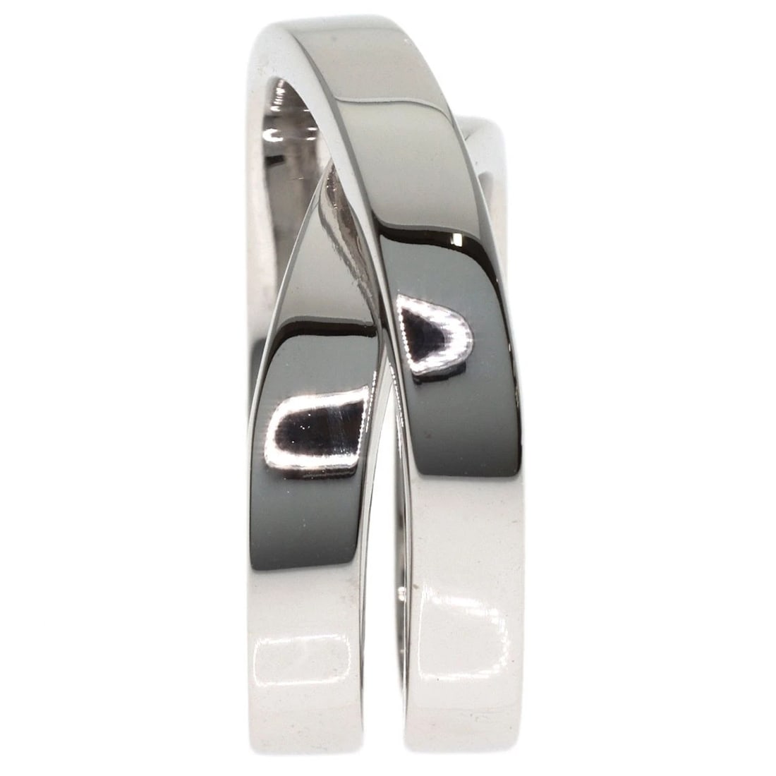 CARTIER RING K18 WHITE GOLD: CARTIER Ring K18 White Gold Brand: CARTIER Type/Style: Ring Material: K18 White Gold, Color: Silver Size: 5.75(US) Accessories: None Accessories Notice: When purchasing pre-owned goods, pl