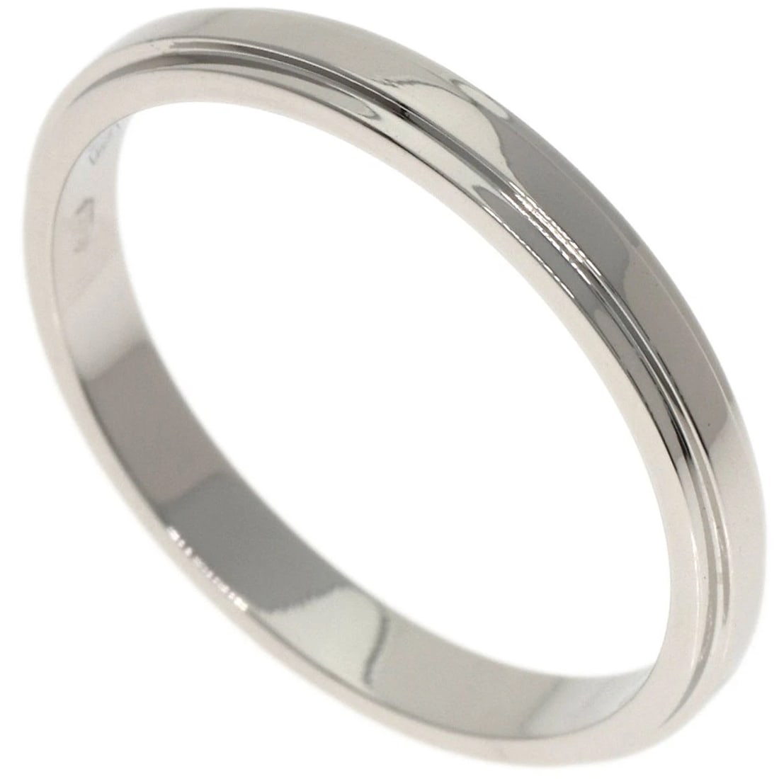 CARTIER RING PLATINUM PT950: CARTIER Ring Platinum PT950 Brand: CARTIER Type/Style: Ring Material: Platinum PT950, Color: Silver Size: 5.25(US) Accessories: None Accessories Notice: When purchasing pre-owned goods, please refer