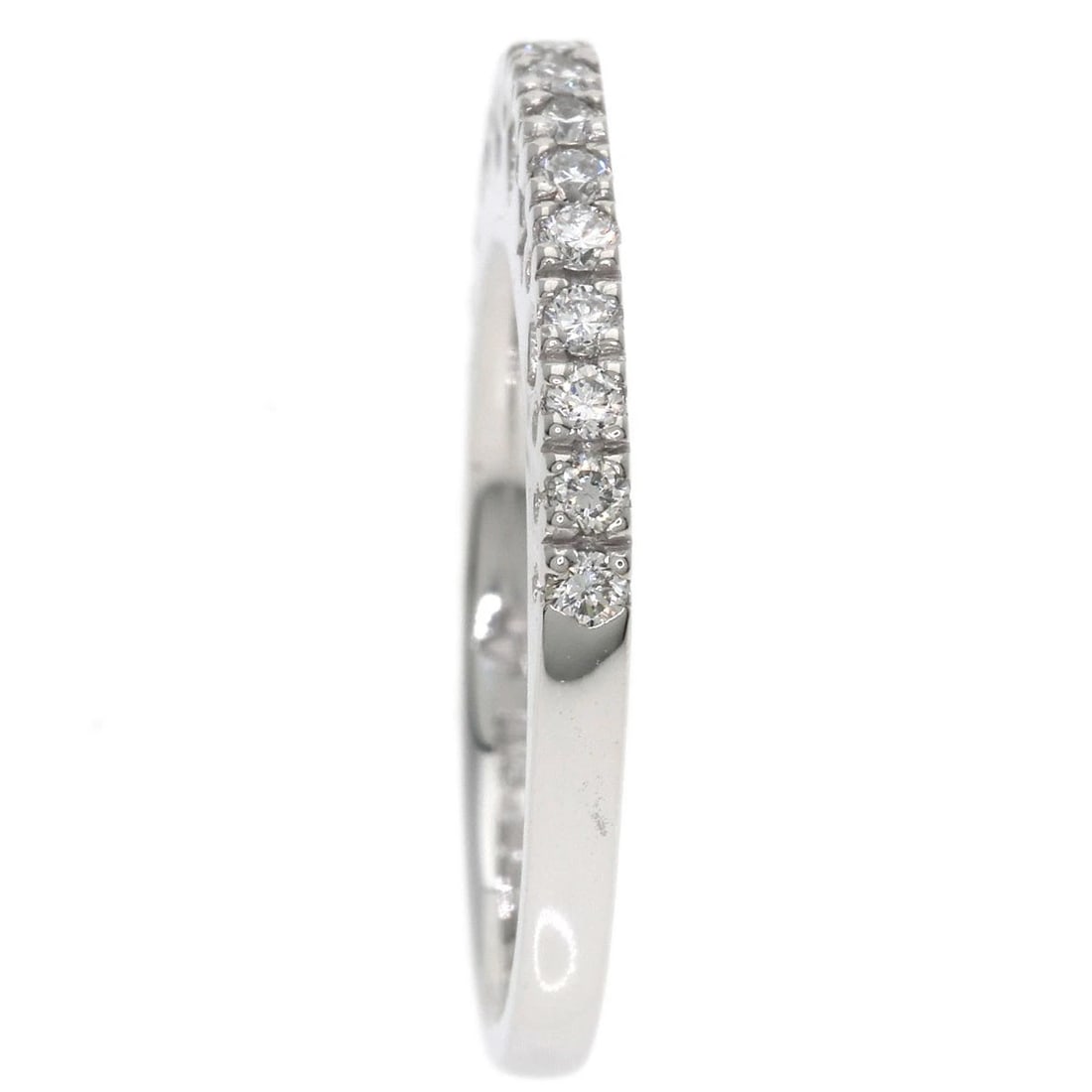 PONTE VECCHIO DIAMOND RING K18 WHITE GOLD: Ponte Vecchio Diamond Ring K18 White Gold Brand: Ponte Vecchio Type/Style: Ring Material: K18 White Gold, Color: Silver Size: 5.25(US) Accessories: None Accessories Notice: When purchasing
