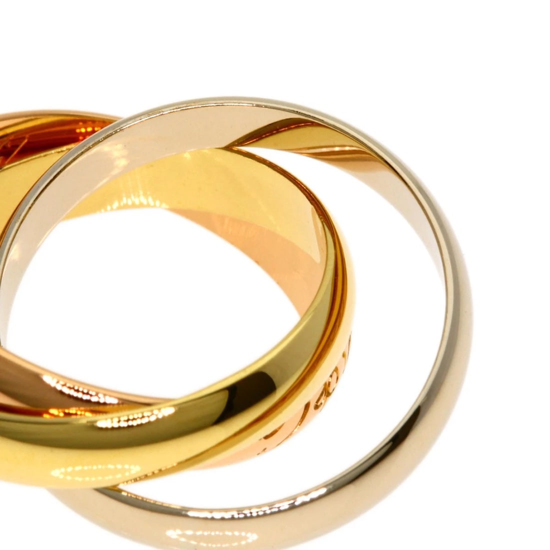 CARTIER RING K18 YELLOW GOLD 18K PINK GOLD: CARTIER Ring K18 Yellow Gold 18K Pink Gold Brand: CARTIER Type/Style: Ring Material: K18 Yellow Gold/18K Pink Gold/K18 White Gold, Color: Gold Size: 4.5(US) Accessories: None Accessories Notice: When