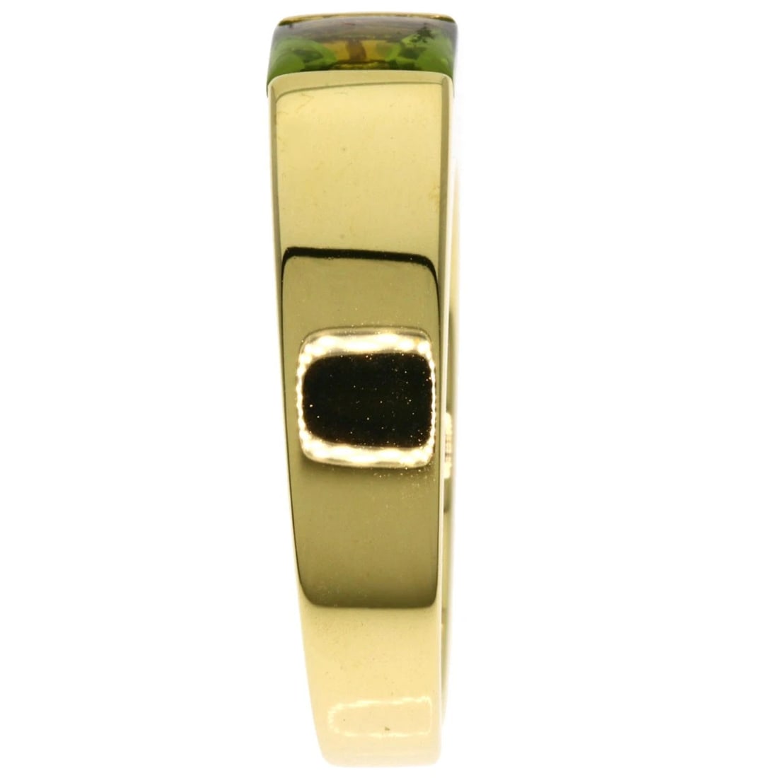 CARTIER TANK PERIDOT RING K18 YELLOW GOLD: CARTIER Tank Peridot Ring K18 Yellow Gold Brand: CARTIER Type/Style: Ring Material: K18 Yellow Gold, Color: Gold Size: 6.5(US) Accessories: None Accessories Notice: When purchasing pre-own
