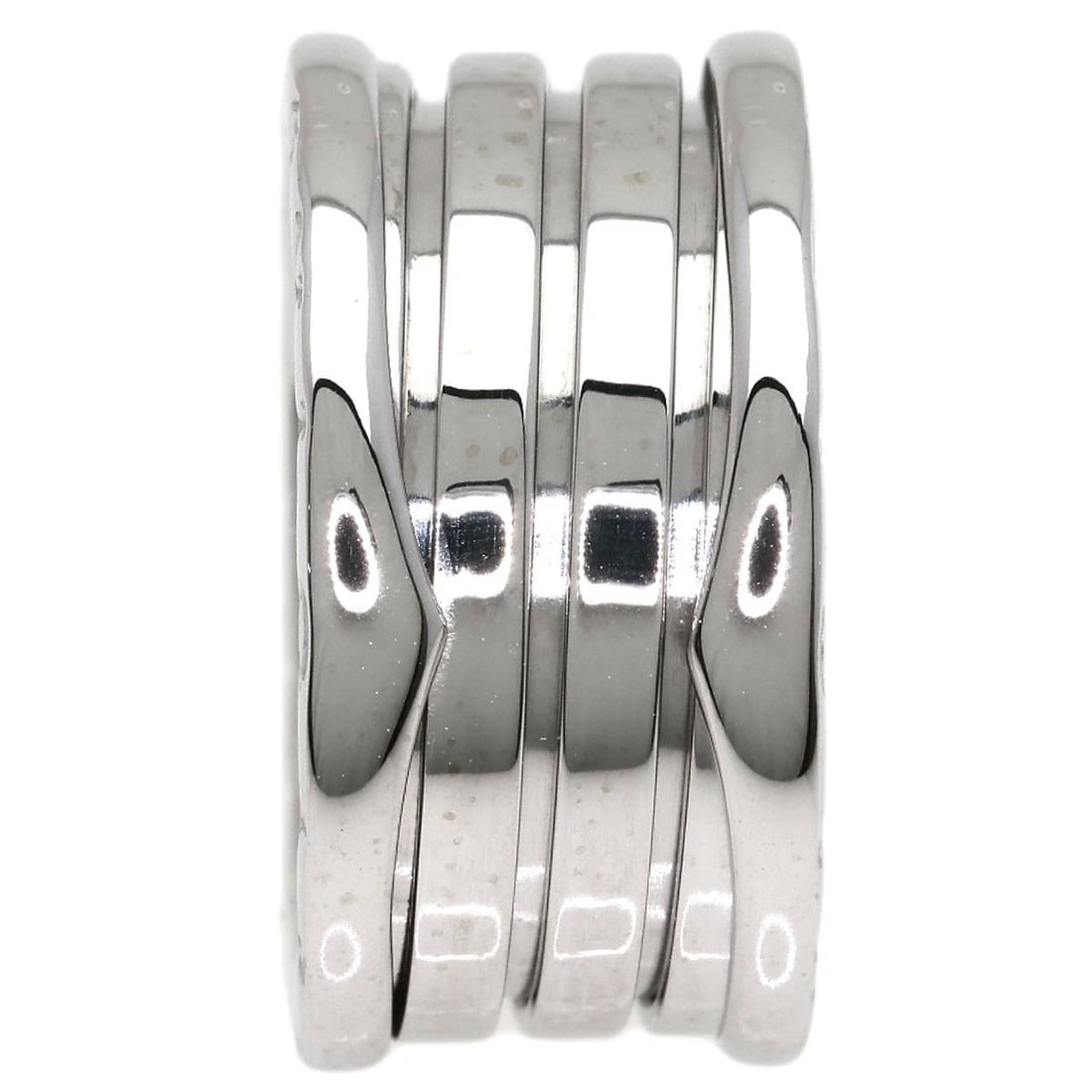 BVLGARI B.ZERO1 RING K18 WHITE GOLD: BVLGARI B.zero1 Ring K18 White Gold Brand: BVLGARI Type/Style: Ring Material: K18 White Gold, Color: Silver Size: 6.5(US) Accessories: None Accessories Notice: When purchasing pre-owned go