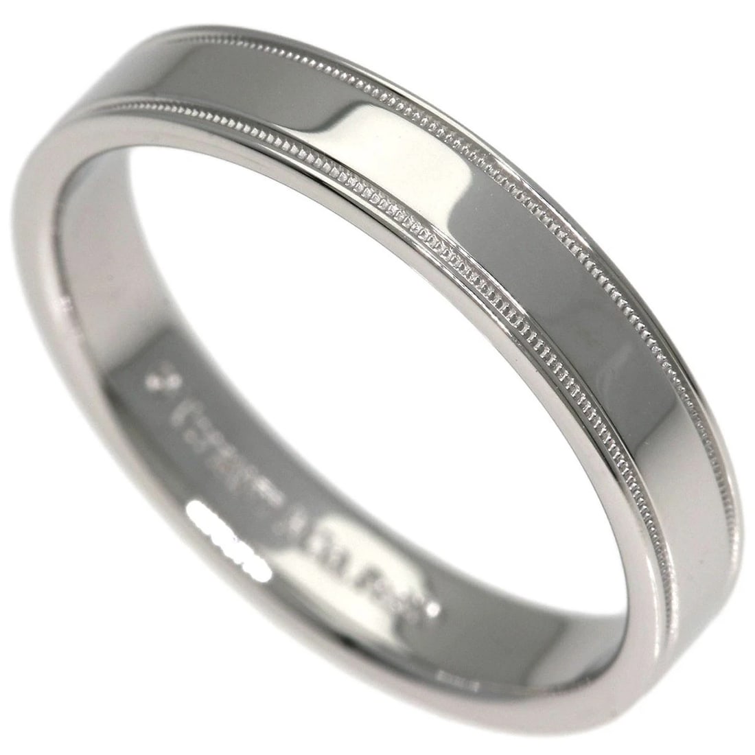 TIFFANY&CO. RING PLATINUM PT950: TIFFANY&Co. Ring Platinum PT950 Brand: TIFFANY&Co. Type/Style: Ring Material: Platinum PT950, Color: Silver Size: 9.25(US) Accessories: None Accessories Notice: When purchasing pre-owned goods,