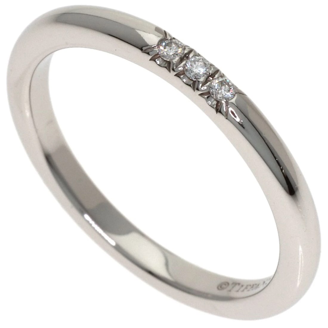 TIFFANY&CO. FOREVER DIAMOND RING PLATINUM PT950: TIFFANY&Co. Forever Diamond Ring Platinum PT950 Brand: TIFFANY&Co. Type/Style: Ring Material: Platinum PT950, Color: Silver Size: 5(US) Accessories: None Accessories Notice: When purchasin