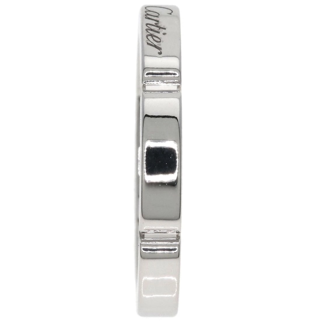 CARTIER MAILLON PANTHERE RING K18 WHITE GOLD: CARTIER Maillon PANTHERE Ring K18 White Gold Brand: CARTIER Type/Style: Ring Material: K18 White Gold, Color: Silver Size: 4.5(US) Accessories: None Accessories Notice: When purchasing pre