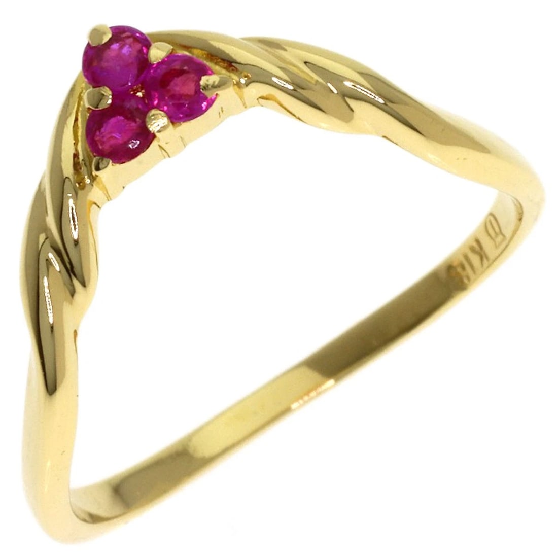 TASAKI RUBY RING K18 YELLOW GOLD - 2