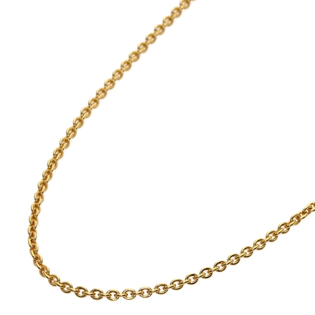 BVLGARI CHAIN NECKLACE K18 YELLOW GOLD: BVLGARI Chain Necklace K18 Yellow Gold Brand: BVLGARI Type/Style: Necklace Material: K18 Yellow Gold, Color: Gold Size: Chain Length:15.7inch/40cm Chain Width:0.7inch/1.7mm Accessories: None
